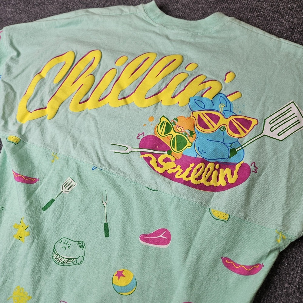Disney Chillin Grillin‎ Spirit Jersey Size XS  Green Toy Story Woody Pixar